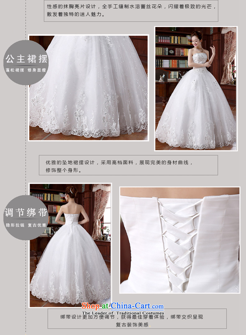 2015 Spring/Summer new Korean wiping the chest code graphics thin marriages straps wedding dresses to align the white XXXL 2 ft 4 waist Suzhou picture, prices, Ship Brand platters! The elections are supplied in the national character of distribution, so action, buy now enjoy more preferential! As soon as possible.
