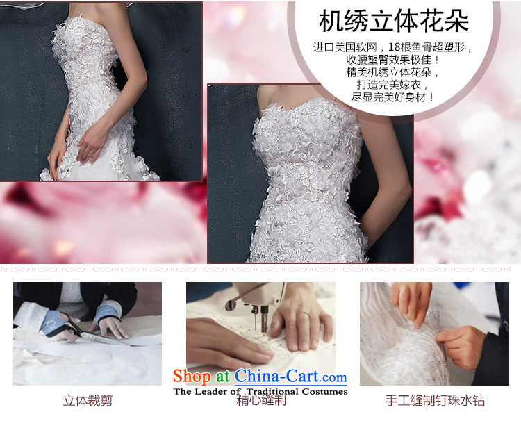 The 2015 summer Luang new Korean lace flowers word shoulder and Sau San chest crowsfoot wedding small trailing white Advanced Customization Customize Picture, prices, brand platters! The elections are supplied in the national character of distribution, so action, buy now enjoy more preferential! As soon as possible.