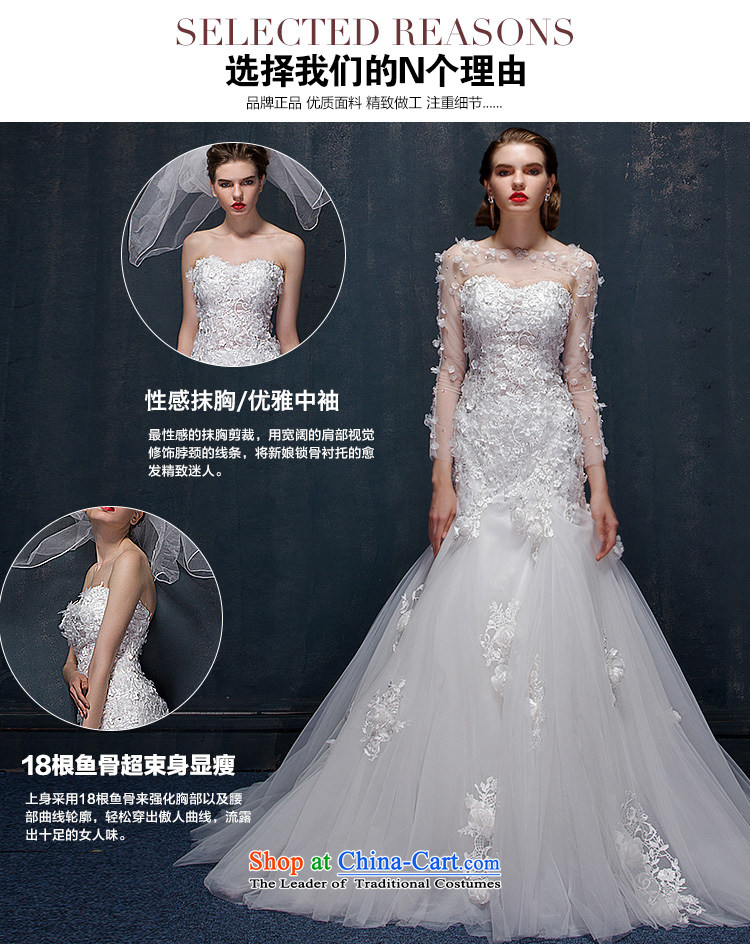 The 2015 summer Luang new Korean lace flowers word shoulder and Sau San chest crowsfoot wedding small trailing white Advanced Customization Customize Picture, prices, brand platters! The elections are supplied in the national character of distribution, so action, buy now enjoy more preferential! As soon as possible.