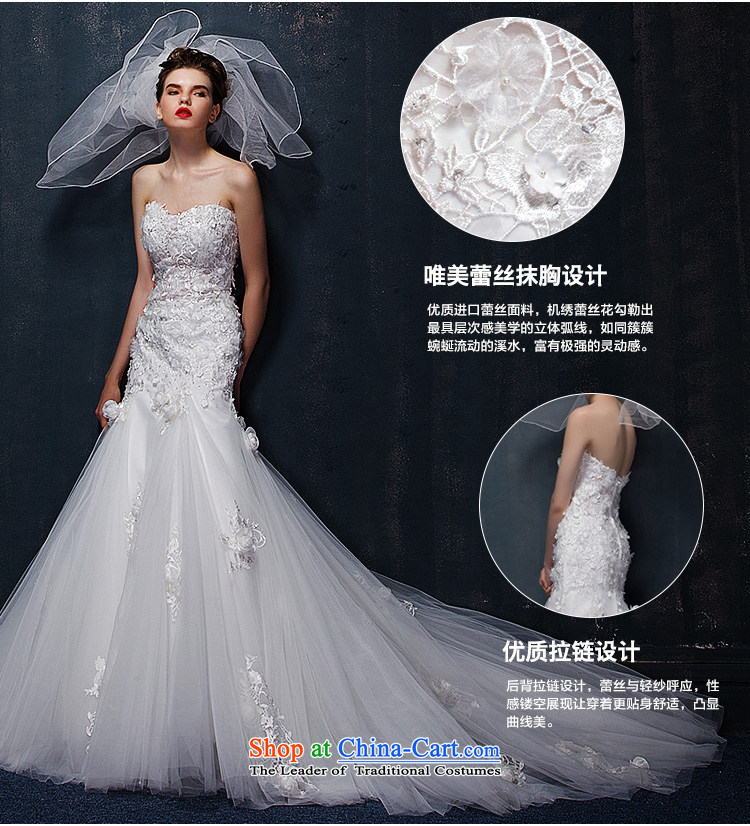 The 2015 summer Luang new Korean lace flowers word shoulder and Sau San chest crowsfoot wedding small trailing white Advanced Customization Customize Picture, prices, brand platters! The elections are supplied in the national character of distribution, so action, buy now enjoy more preferential! As soon as possible.