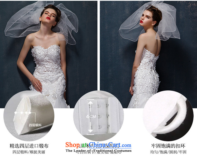 The 2015 summer Luang new Korean lace flowers word shoulder and Sau San chest crowsfoot wedding small trailing white Advanced Customization Customize Picture, prices, brand platters! The elections are supplied in the national character of distribution, so action, buy now enjoy more preferential! As soon as possible.