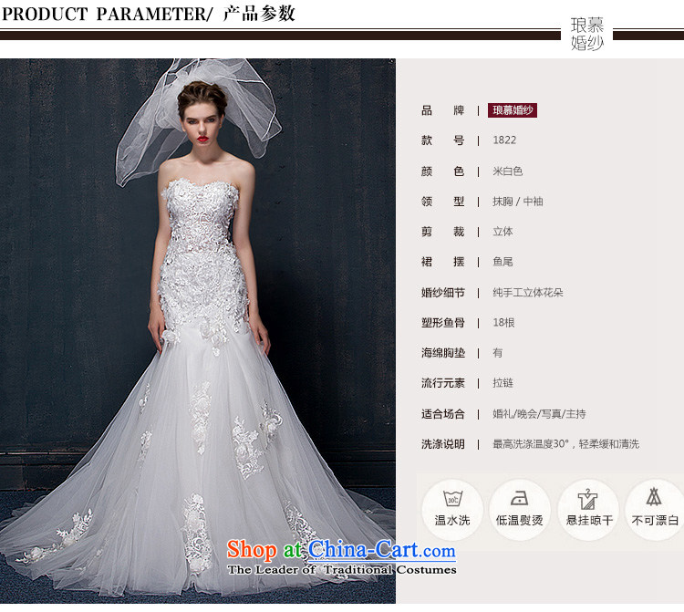 The 2015 summer Luang new Korean lace flowers word shoulder and Sau San chest crowsfoot wedding small trailing white Advanced Customization Customize Picture, prices, brand platters! The elections are supplied in the national character of distribution, so action, buy now enjoy more preferential! As soon as possible.