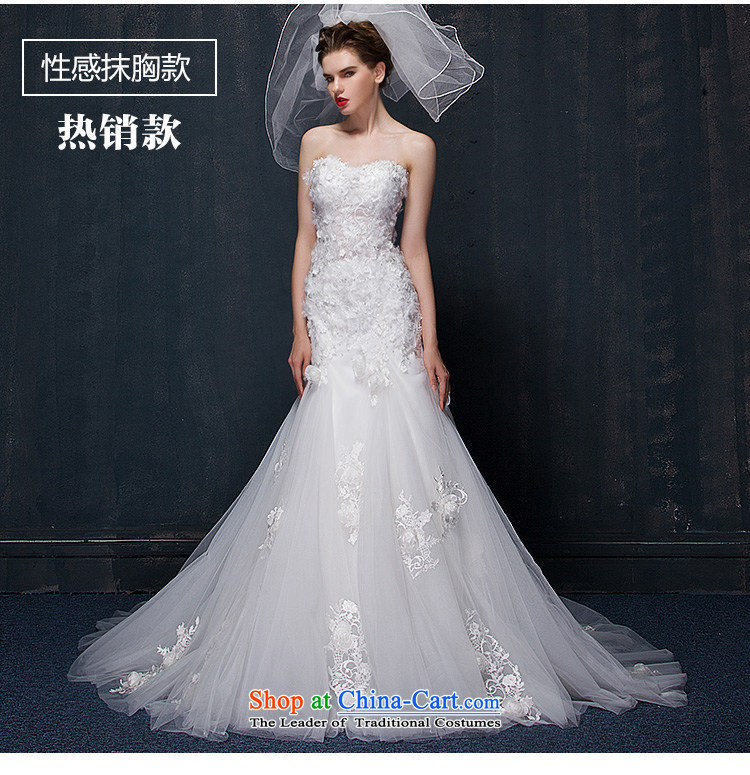 The 2015 summer Luang new Korean lace flowers word shoulder and Sau San chest crowsfoot wedding small trailing white Advanced Customization Customize Picture, prices, brand platters! The elections are supplied in the national character of distribution, so action, buy now enjoy more preferential! As soon as possible.