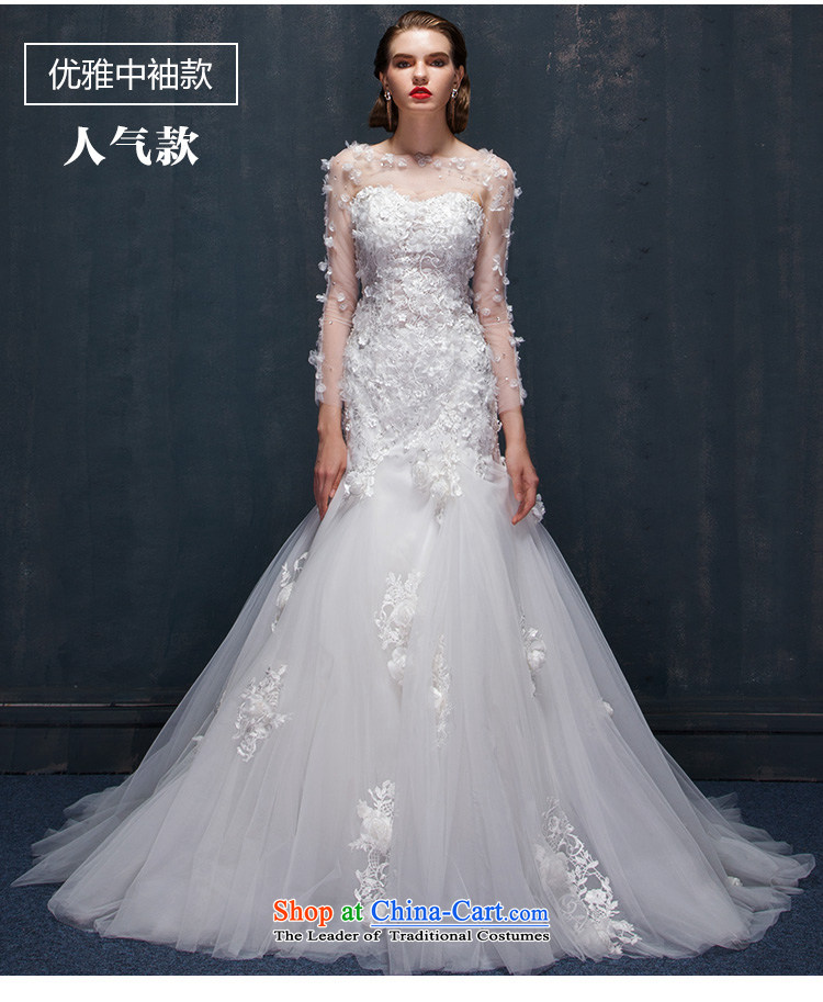 The 2015 summer Luang new Korean lace flowers word shoulder and Sau San chest crowsfoot wedding small trailing white Advanced Customization Customize Picture, prices, brand platters! The elections are supplied in the national character of distribution, so action, buy now enjoy more preferential! As soon as possible.