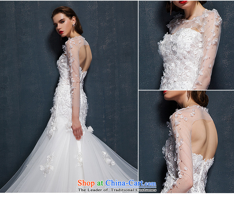 The 2015 summer Luang new Korean lace flowers word shoulder and Sau San chest crowsfoot wedding small trailing white Advanced Customization Customize Picture, prices, brand platters! The elections are supplied in the national character of distribution, so action, buy now enjoy more preferential! As soon as possible.