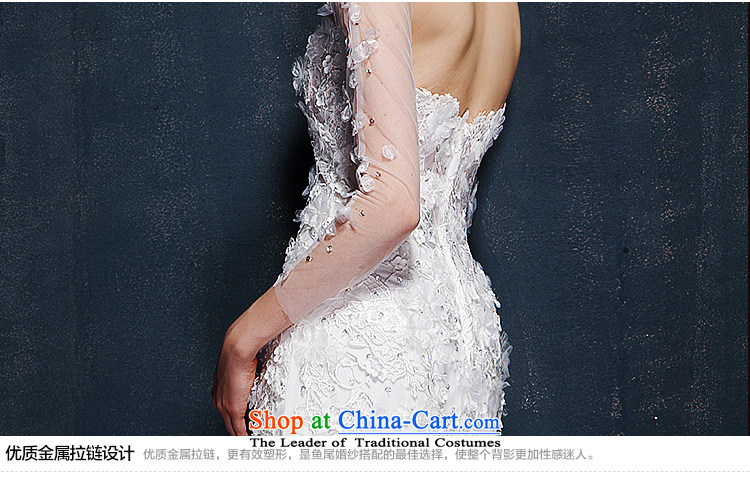 The 2015 summer Luang new Korean lace flowers word shoulder and Sau San chest crowsfoot wedding small trailing white Advanced Customization Customize Picture, prices, brand platters! The elections are supplied in the national character of distribution, so action, buy now enjoy more preferential! As soon as possible.