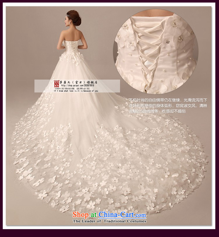 2015 Summer new bride wedding dresses long tail wiping the chest to align the large Sau San flowers large tail custom white 100CM drag M package returning picture, prices, brand platters! The elections are supplied in the national character of distribution, so action, buy now enjoy more preferential! As soon as possible.