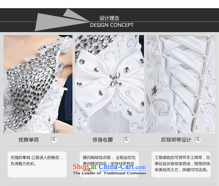 7 7 color tone 2015 new marriages shoulder and chest diamond wedding Korean style to align the Sau San wedding dresses video thin H077 white tailored (does not allow) Picture, prices, brand platters! The elections are supplied in the national character of distribution, so action, buy now enjoy more preferential! As soon as possible.