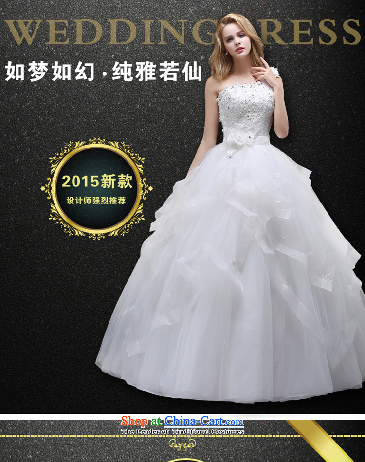 Talk to Her Wedding dress autumn 2015 new shoulder to align graphics thin Korean Sau San marriages large white wedding white picture, prices, S brand platters! The elections are supplied in the national character of distribution, so action, buy now enjoy more preferential! As soon as possible.