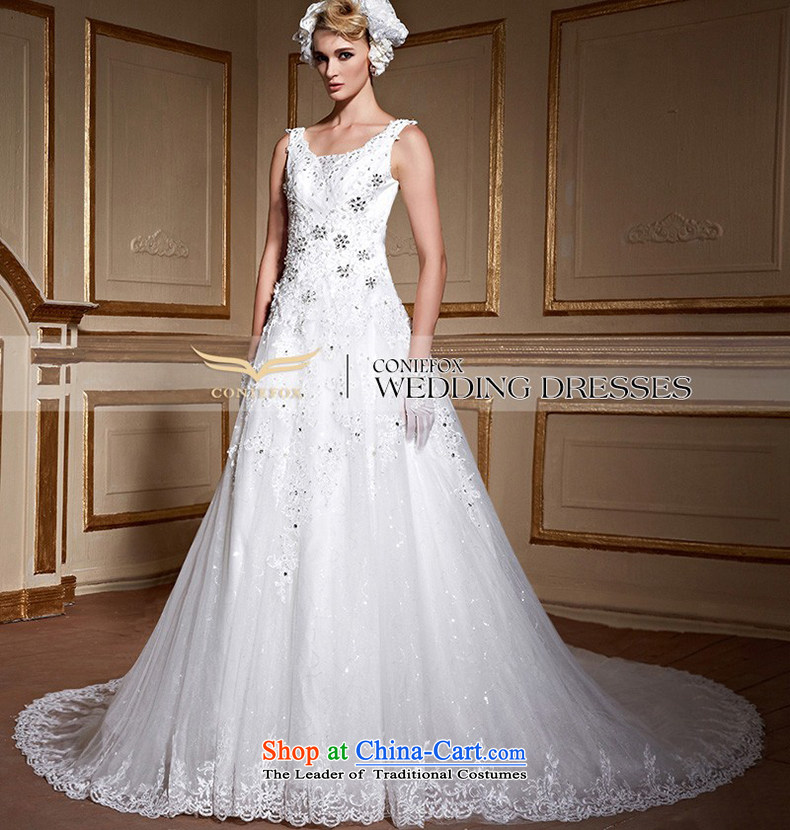 The kitsune tailored Creative wedding fashion shoulders bride wedding dresses long tail Sau San wedding white video thin large wedding 99065 tailored white picture, prices, brand platters! The elections are supplied in the national character of distribution, so action, buy now enjoy more preferential! As soon as possible.