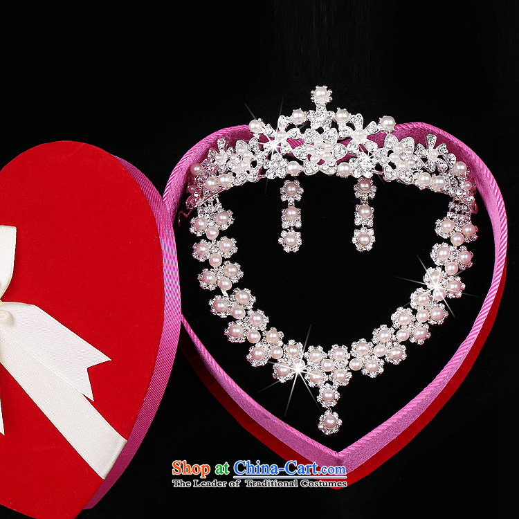 Time Syrian brides head ornaments of 2015 International Crown necklace earrings Korean pearl ornaments bride drilling water Crown Head Ornaments necklaces three piece Gift Box 3-piece set picture, prices, brand platters! The elections are supplied in the national character of distribution, so action, buy now enjoy more preferential! As soon as possible.