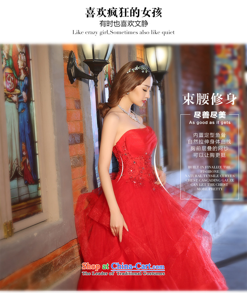 Noritsune bride 2015 Spring/Summer wedding dresses new lace Sau San video thin alignment with chest-Korean wedding marriage White gauze red tail S picture, prices, brand platters! The elections are supplied in the national character of distribution, so action, buy now enjoy more preferential! As soon as possible.