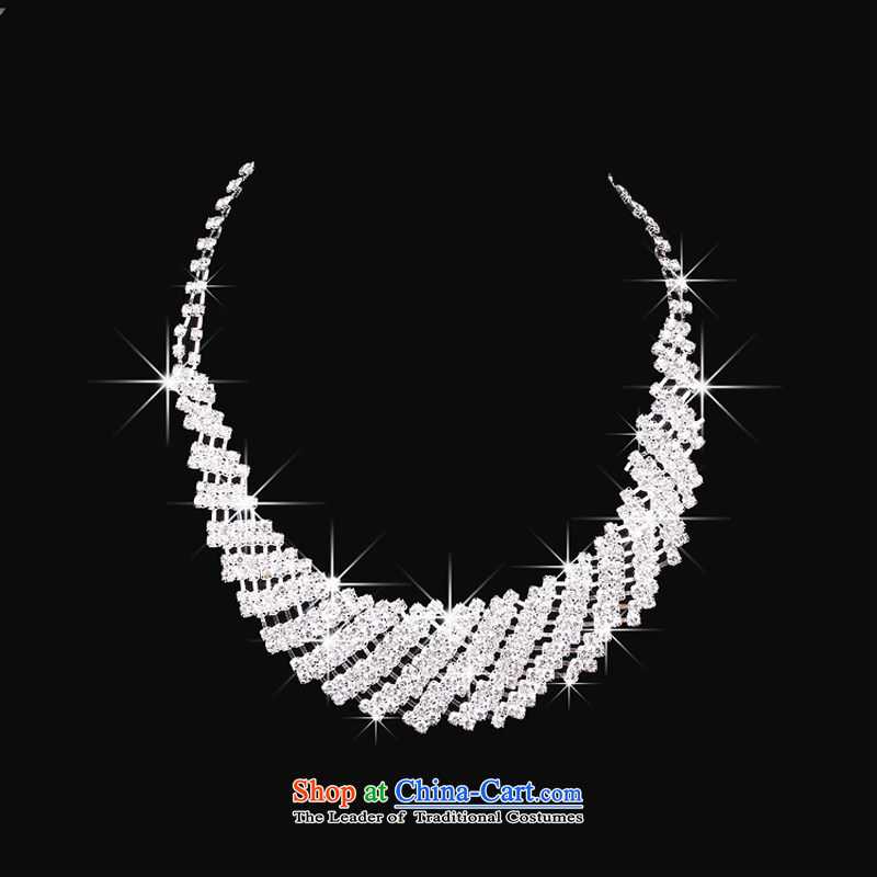 Syria Korean brides hour Crowne Plaza 3-piece set leaves and ornaments necklace for chip hair decorations wedding ceremony of marriage banquet necklaces, earrings worth clothing accessories for time Syrian shopping on the Internet has been pressed.