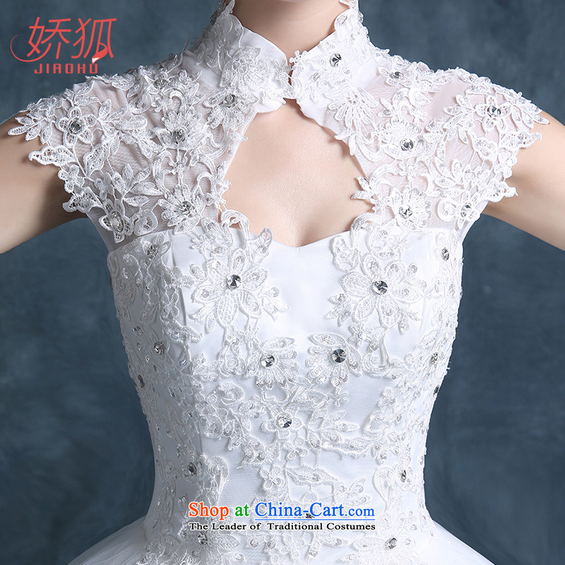 To marry fox wedding dresses autumn 2015 new Korean brides video thin large for Sau San qipao lace align to Diamond White S to Fox (jiaohu) , , , shopping on the Internet