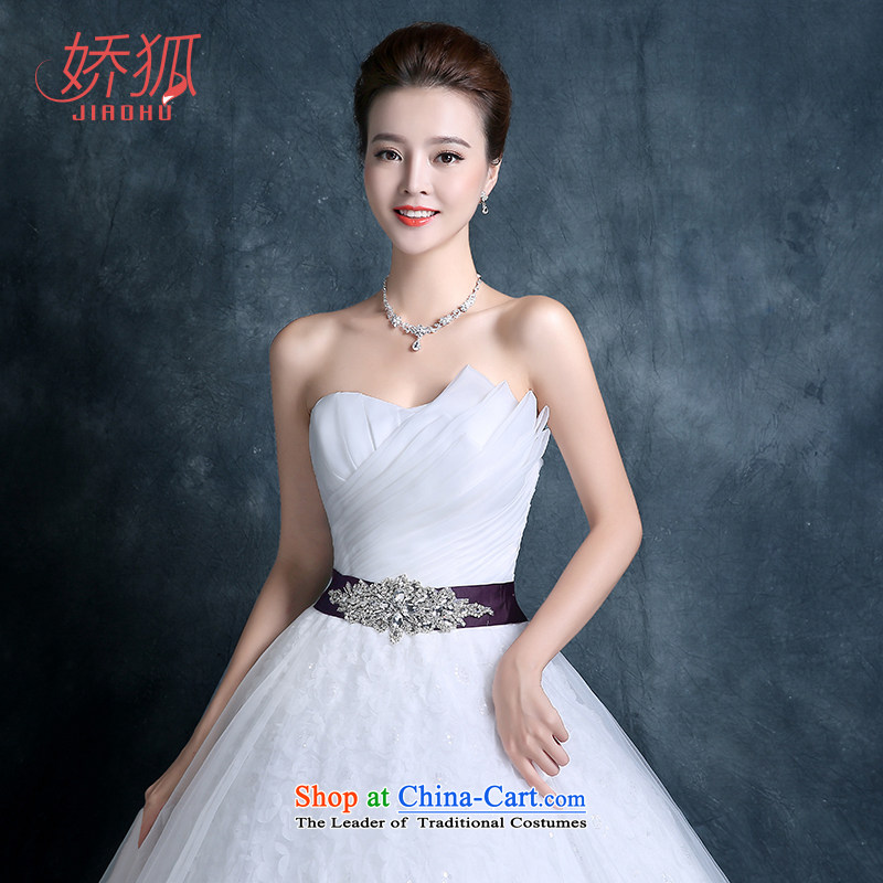 To Fox wedding dresses and summer 2015 to his chest marriages Sau San video new thin princess wedding code diamond white customization, Fox (jiaohu concubine) , , , shopping on the Internet