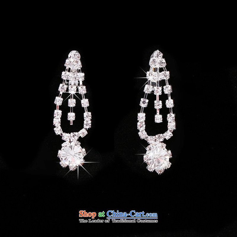The Syrian brides head-dress hour hair decorations marriage wedding dresses accessories water diamond necklace Korean style wedding jewelry products crown three kit necklaces, earrings time Syrian shopping on the Internet has been pressed.
