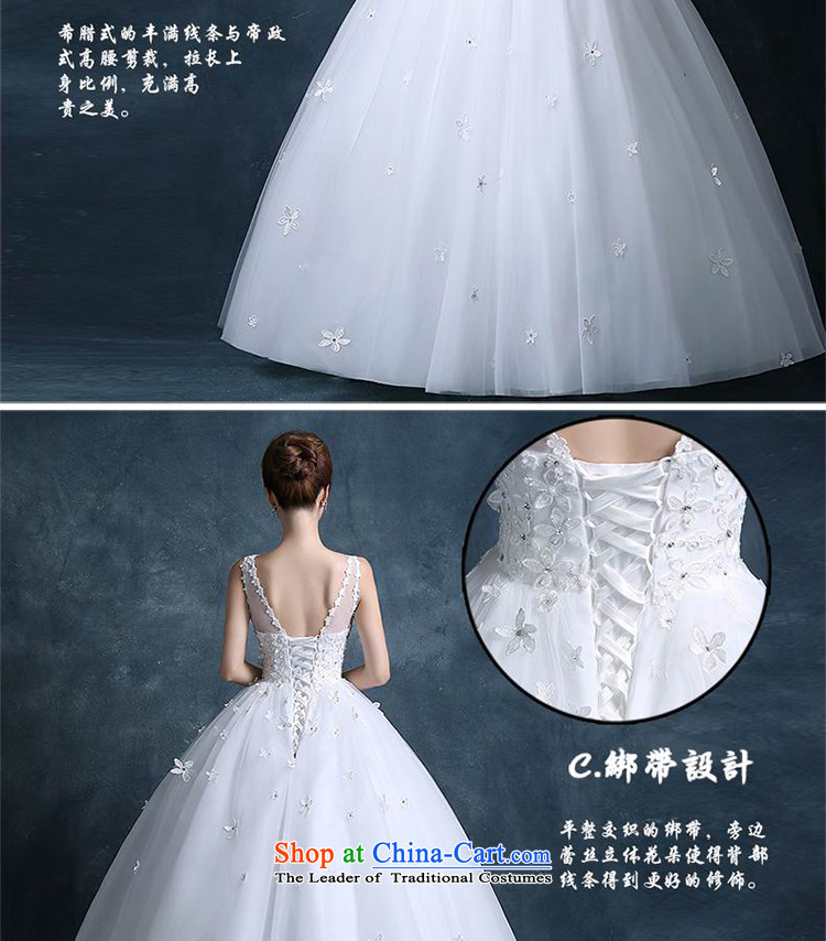 Xin Qi 2015 new autumn and winter Korean shoulders round-neck collar transparent lace white petals manually align to bind with custom White XL wedding pictures, prices, brand platters! The elections are supplied in the national character of distribution, so action, buy now enjoy more preferential! As soon as possible.