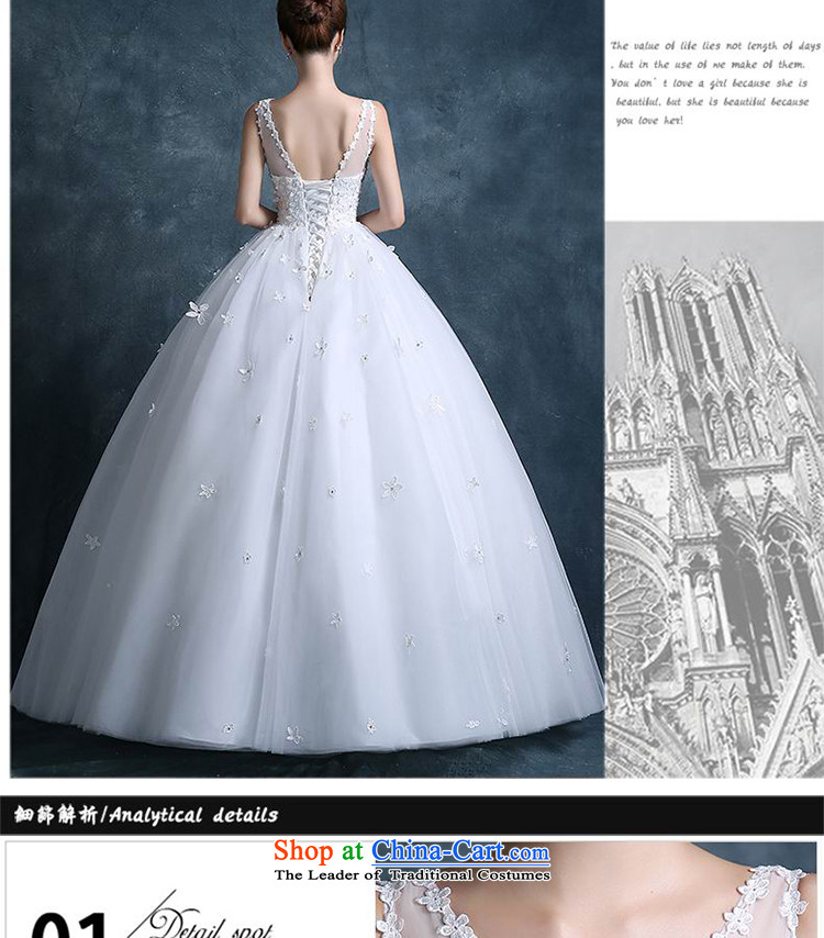 Xin Qi 2015 new autumn and winter Korean shoulders round-neck collar transparent lace white petals manually align to bind with custom White XL wedding pictures, prices, brand platters! The elections are supplied in the national character of distribution, so action, buy now enjoy more preferential! As soon as possible.