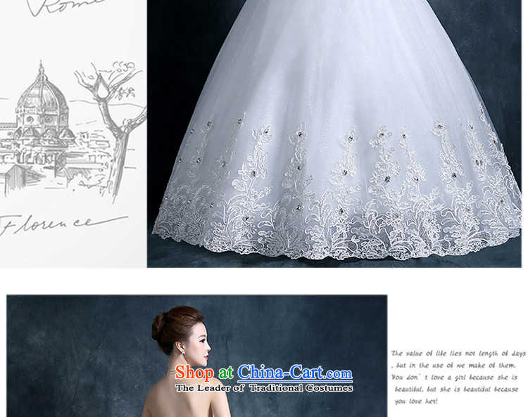 Xin Qi 2015 Autumn wedding dresses new bride flowers lace straps Korean Princess minimalist wiping the chest to wedding pictures, price white S platters, brand! The elections are supplied in the national character of distribution, so action, buy now enjoy more preferential! As soon as possible.