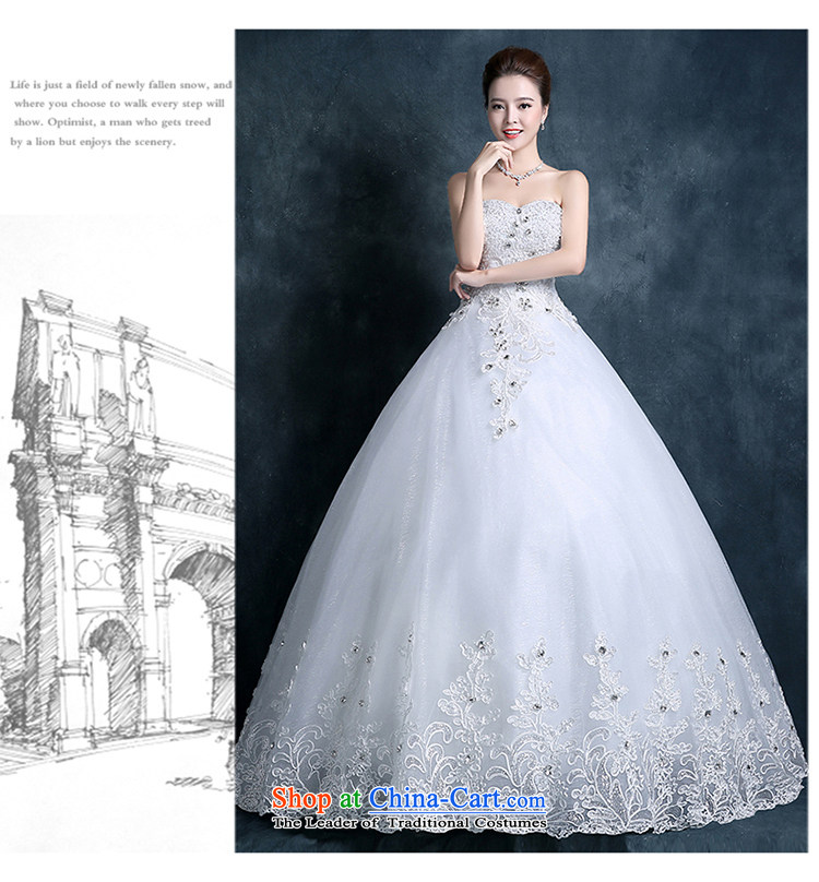 Xin Qi 2015 Autumn wedding dresses new bride flowers lace straps Korean Princess minimalist wiping the chest to wedding pictures, price white S platters, brand! The elections are supplied in the national character of distribution, so action, buy now enjoy more preferential! As soon as possible.
