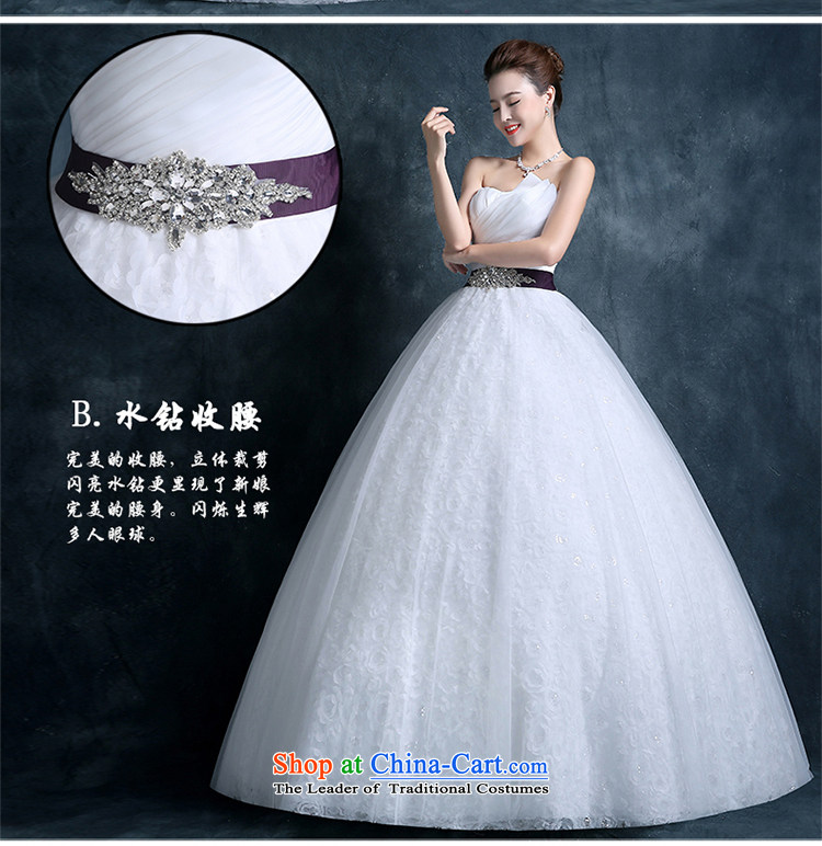 Xin Qi wedding dresses and summer 2015 chest to marriages video New Sau San thin princess wedding code Diamond White XL Photo, prices, brand platters! The elections are supplied in the national character of distribution, so action, buy now enjoy more preferential! As soon as possible.