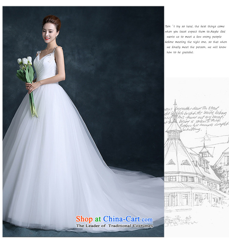Xin Qi new stylish wedding dress Korean lace shoulders a small trailing your shoulders to simple bride lace white wedding pictures, prices, S brand platters! The elections are supplied in the national character of distribution, so action, buy now enjoy more preferential! As soon as possible.