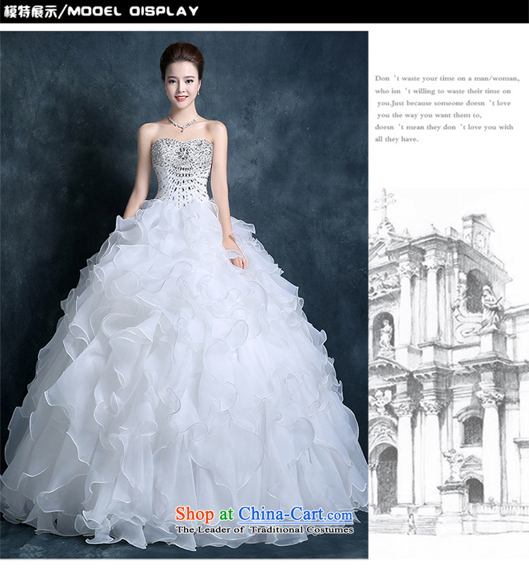 Wipe the chest wedding dresses in the autumn 2015 new stylish large Korean video thin lace align marriages to accept White XXL picture, prices, brand platters! The elections are supplied in the national character of distribution, so action, buy now enjoy more preferential! As soon as possible.
