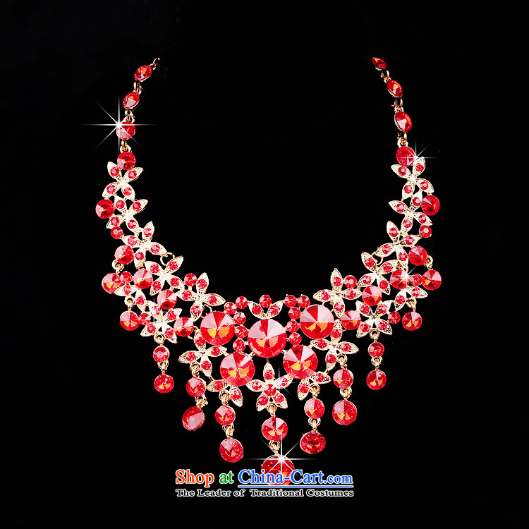 Syria Korean time water drilling marriage jewelry and ornaments Bridal Suite red necklace crown three piece of jewelry wedding gift Accessories Kits Picture, prices, brand platters! The elections are supplied in the national character of distribution, so action, buy now enjoy more preferential! As soon as possible.