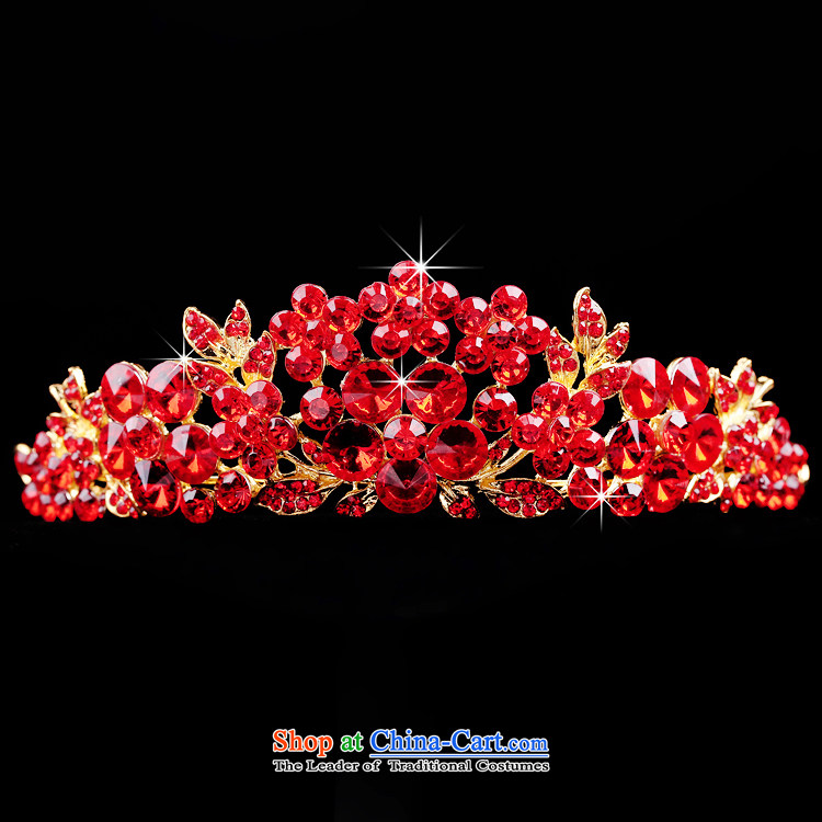 Syria Korean time water drilling marriage jewelry and ornaments Bridal Suite red necklace crown three piece of jewelry wedding gift Accessories Kits Picture, prices, brand platters! The elections are supplied in the national character of distribution, so action, buy now enjoy more preferential! As soon as possible.