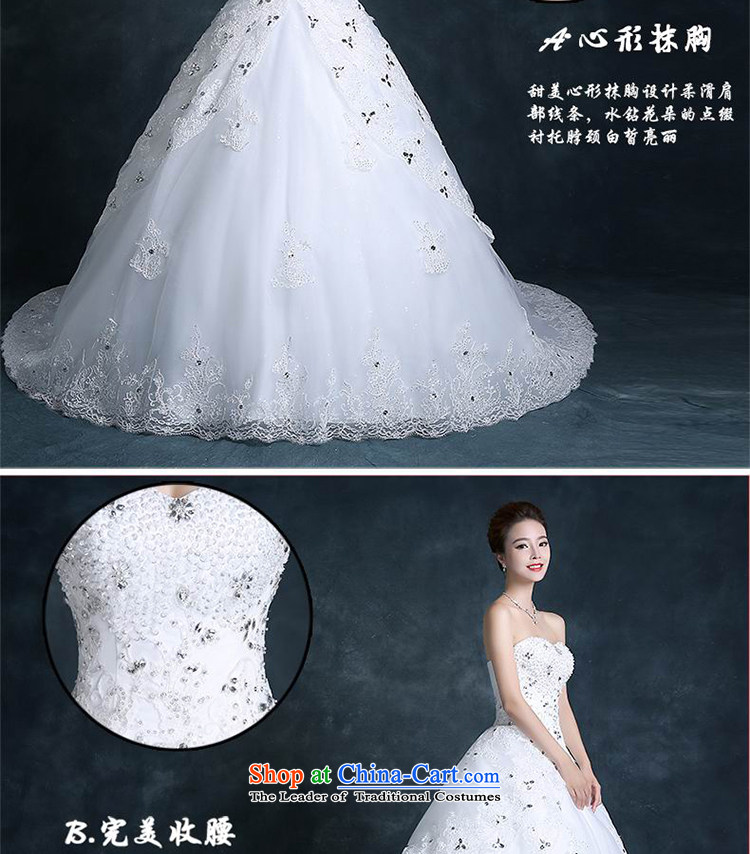 Xin Qi 2015 Autumn new bride wedding dresses long tail wiping the chest to align the large Sau San flowers large tail custom White XL Photo, prices, brand platters! The elections are supplied in the national character of distribution, so action, buy now enjoy more preferential! As soon as possible.