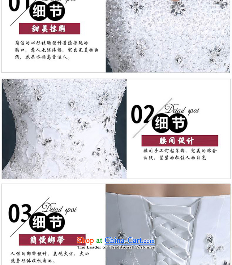 Xin Qi 2015 Autumn new bride wedding dresses long tail wiping the chest to align the large Sau San flowers large tail custom White XL Photo, prices, brand platters! The elections are supplied in the national character of distribution, so action, buy now enjoy more preferential! As soon as possible.