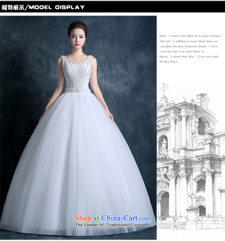 The litany of autumn 2015 Qi new stylish wedding dress bride Korean shoulders round-neck collar lace retro graphics thin Pearl White M picture, prices, brand platters! The elections are supplied in the national character of distribution, so action, buy now enjoy more preferential! As soon as possible.
