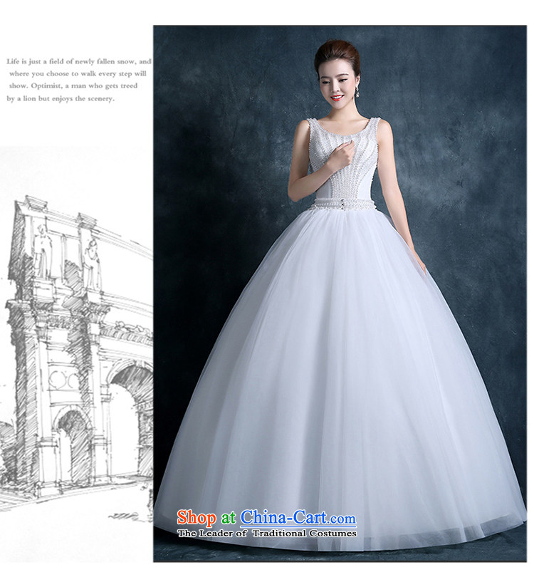 The litany of autumn 2015 Qi new stylish wedding dress bride Korean shoulders round-neck collar lace retro graphics thin Pearl White M picture, prices, brand platters! The elections are supplied in the national character of distribution, so action, buy now enjoy more preferential! As soon as possible.