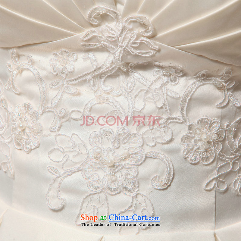 Optimize video new Korean brides anointed chest to wedding dress shell graphics thin wedding dresses XS8051 package XL, Optimize Hong-shopping on the Internet has been pressed.