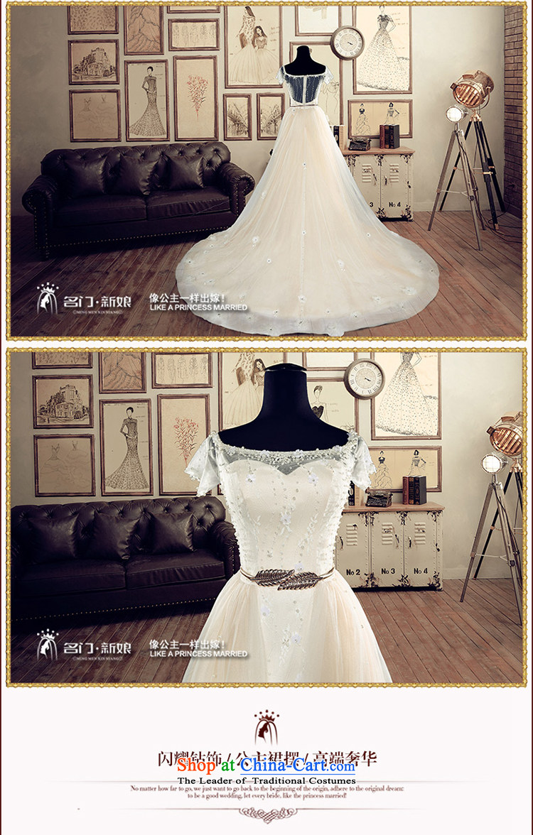 A Bride wedding dresses the Word 2015 Summer shoulder tail wedding 2,615  pictures, prices of Champagne L, brand platters! The elections are supplied in the national character of distribution, so action, buy now enjoy more preferential! As soon as possible.
