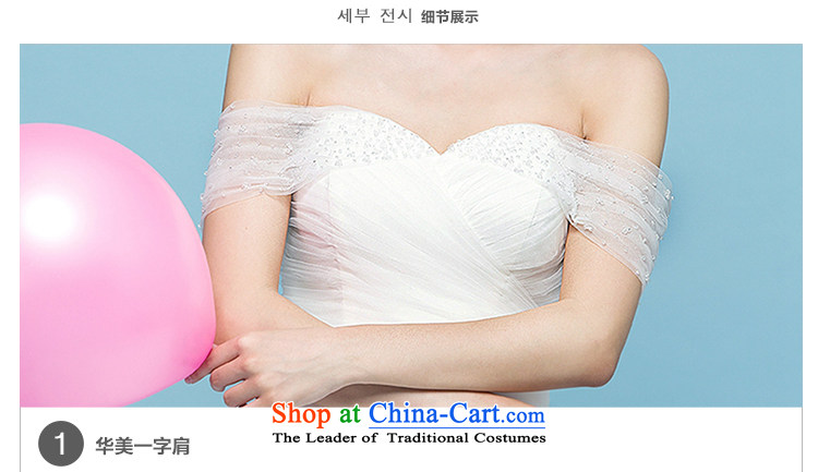 M card camellia wedding word shoulder summer Korean long tail Sau San marriages video thin Korean style wedding dresses ivory M picture, prices, brand platters! The elections are supplied in the national character of distribution, so action, buy now enjoy more preferential! As soon as possible.