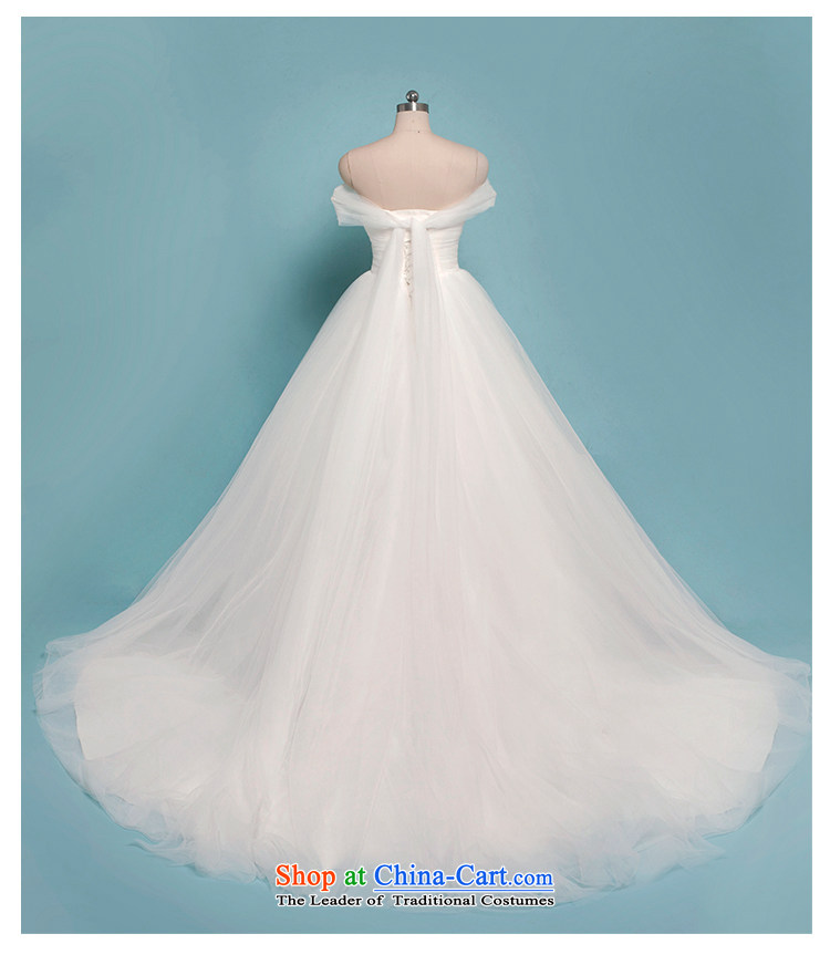 M card camellia wedding word shoulder summer Korean long tail Sau San marriages video thin Korean style wedding dresses ivory M picture, prices, brand platters! The elections are supplied in the national character of distribution, so action, buy now enjoy more preferential! As soon as possible.