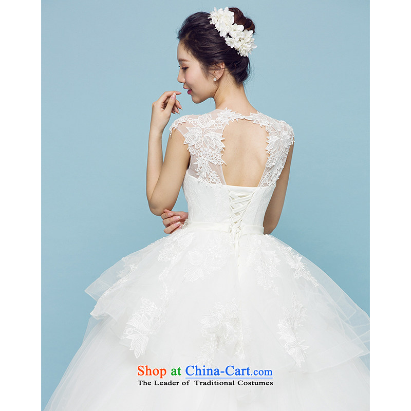 M card mystery card Begonia Wedding Summer 2015 New Long Tail and chest Korean Sau San video thin bride wedding dresses ivory M M card mystery card (MEKAMIKA) , , , shopping on the Internet