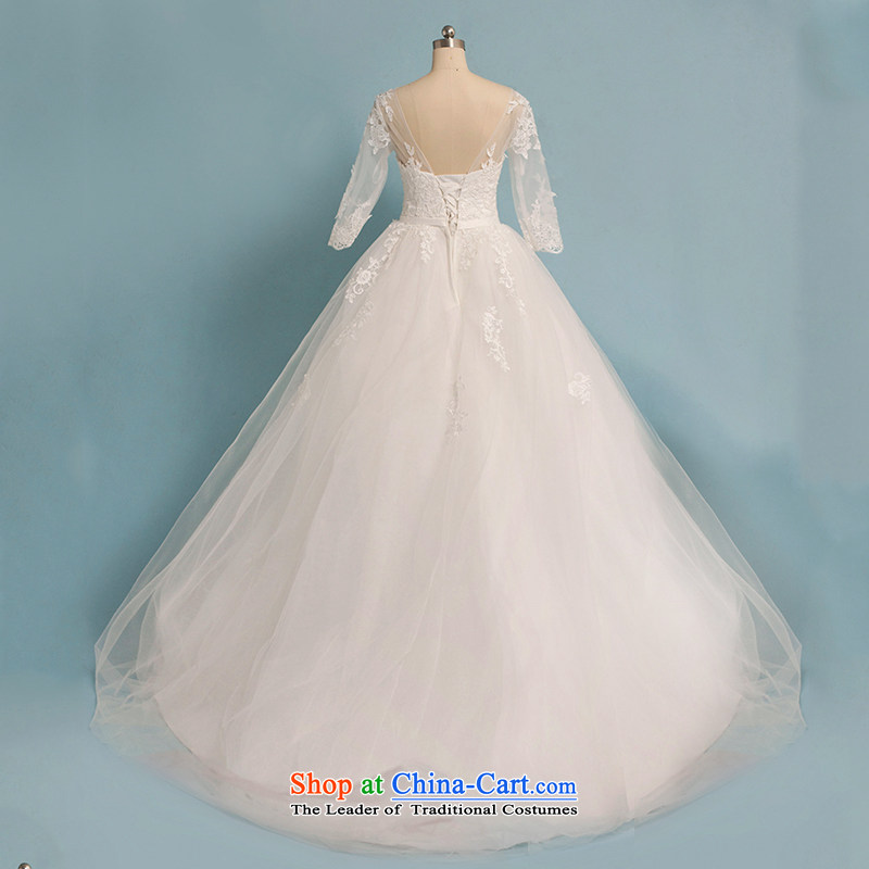 M Card Gardenia Wedding 2015 new summer marriages long tail and chest Korean brides wedding dresses ivory , L, M card mystery card (MEKAMIKA) , , , shopping on the Internet