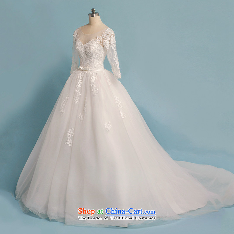 M Card Gardenia Wedding 2015 new summer marriages long tail and chest Korean brides wedding dresses ivory , L, M card mystery card (MEKAMIKA) , , , shopping on the Internet