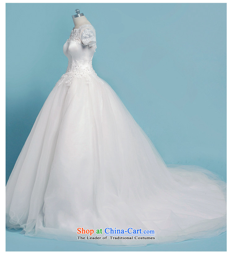 M card hibiscus Korean wedding dresses 2015 Summer Korean long tail package shoulder Korean style wedding summer engraving back ivory M picture, prices, brand platters! The elections are supplied in the national character of distribution, so action, buy now enjoy more preferential! As soon as possible.