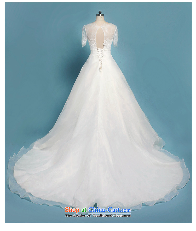 M Card Orchid Wedding 2015 new summer Korean long tail and chest of the bubbling cuff shoulders wedding marriages ivory L picture, prices, brand platters! The elections are supplied in the national character of distribution, so action, buy now enjoy more preferential! As soon as possible.