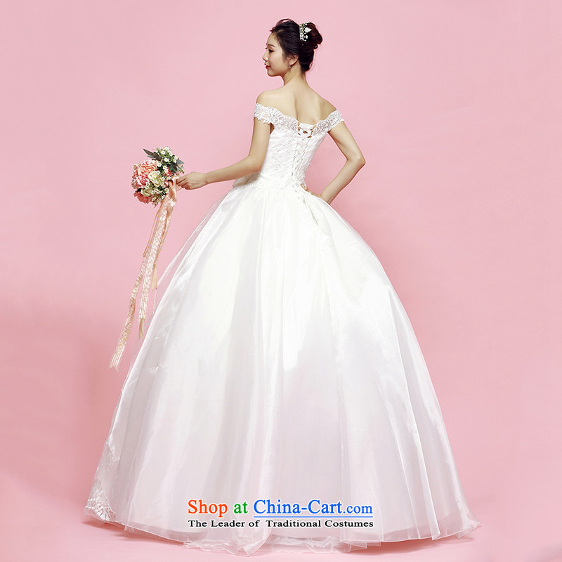 M card wedding dresses new 2015 Summer Alice slotted shoulder princess bon bon skirt straps lace Korean style wedding ivory S M card mystery card (MEKAMIKA) , , , shopping on the Internet