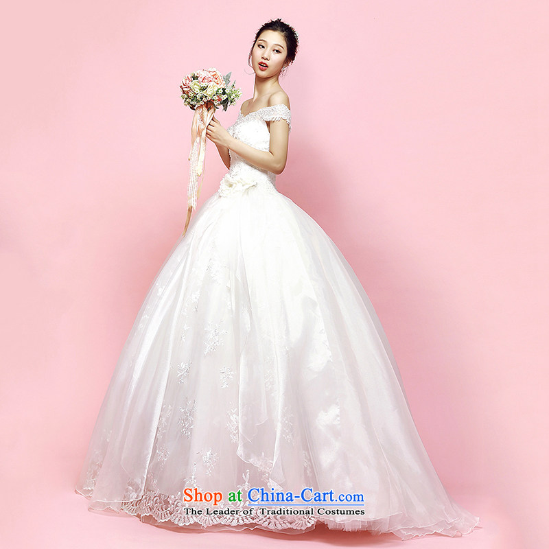 M card wedding dresses new 2015 Summer Alice slotted shoulder princess bon bon skirt straps lace Korean style wedding ivory S M card mystery card (MEKAMIKA) , , , shopping on the Internet