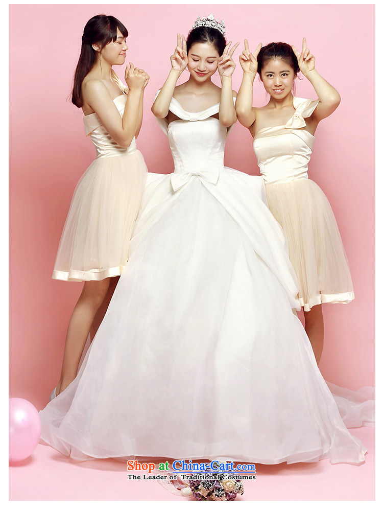 M Card Mikania micrantha Wedding 2015 new summer bride elegant long tail Korean word shoulder higher waist wedding summer ivory L picture, prices, brand platters! The elections are supplied in the national character of distribution, so action, buy now enjoy more preferential! As soon as possible.