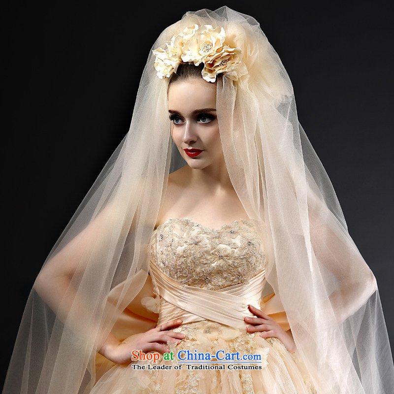 Mr model advanced customization wedding dresses 2015 18-storey new petticoats bon bon tail manually staple-ju had M model , , , shopping on the Internet