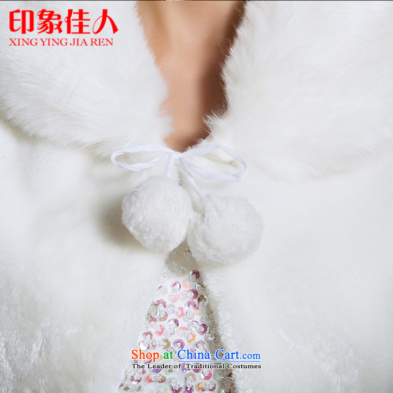 Starring impression new bride gross 2015 Married Women shawl wedding dresses shawl winter, shawl thick white ( A) upgrade, starring impression shopping on the Internet has been pressed.