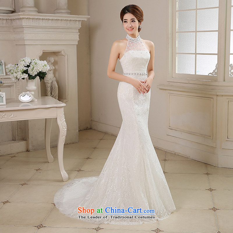 The Syrian Arab Republic and the Republic of Korea time wedding dress autumn 2015 new retro lace a shoulder-to-field also diamond marriages crowsfoot wedding dresses trailing white M Time Syrian shopping on the Internet has been pressed.