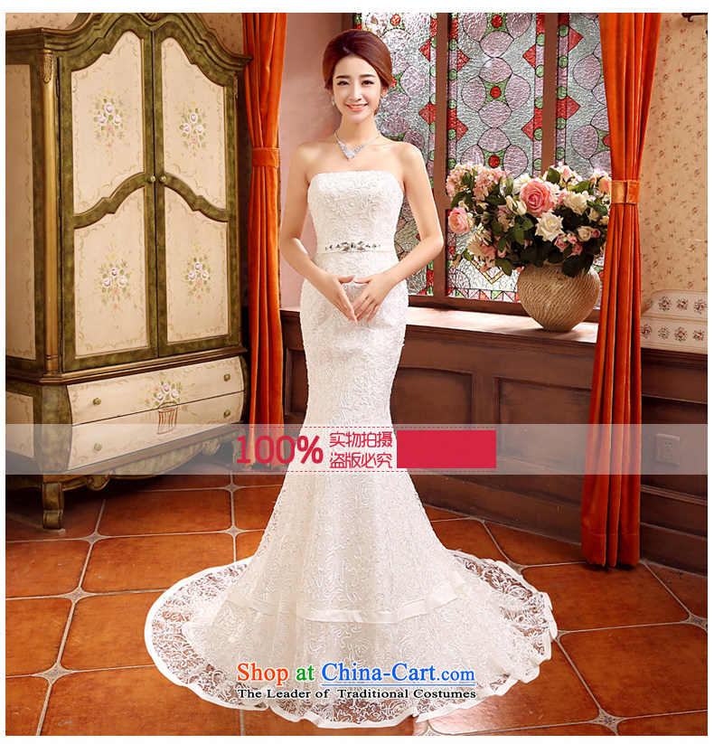 Time of autumn and winter 2015 Syria at the wedding dress crowsfoot small trailing wedding dresses new bride sexy anointed chest marriage Sau San wedding female video thin white L picture, prices, brand platters! The elections are supplied in the national character of distribution, so action, buy now enjoy more preferential! As soon as possible.