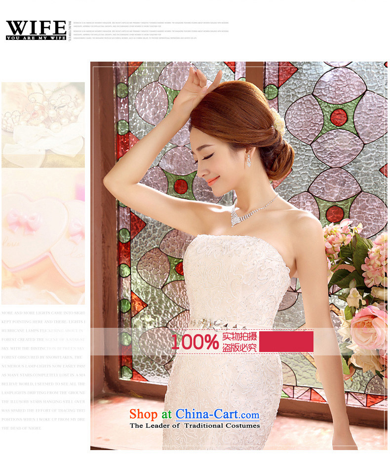 Time of autumn and winter 2015 Syria at the wedding dress crowsfoot small trailing wedding dresses new bride sexy anointed chest marriage Sau San wedding female video thin white L picture, prices, brand platters! The elections are supplied in the national character of distribution, so action, buy now enjoy more preferential! As soon as possible.